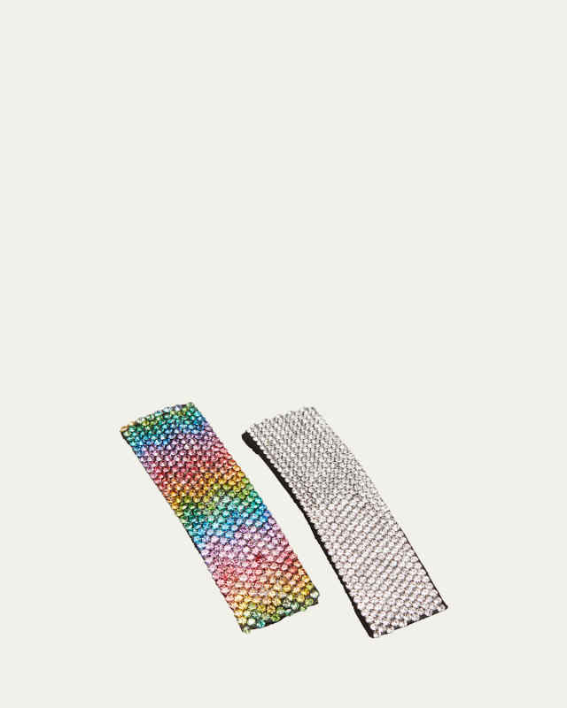 Girl's Set Of 2 Embellished Hair Clips